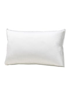 Buy Bed Pillow polyester White 68x43cm in UAE