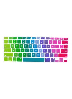 اشتري Rainbow Silicone Keyboard Cover Skin For Apple Macbook Air 13 Macbook Pro Retina 13/15/17 (Uk Layout) في الامارات