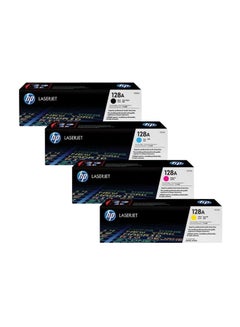 Buy 4-Piece LaserJet Toner Cartridge Set Multicolour in UAE