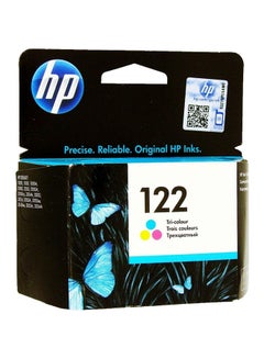 اشتري Hp 122 Ink Cartridge, Tri-color [ch562he] متعدد الألوان في الامارات