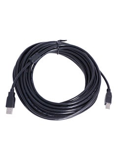 Buy 10 Meter USB to Printer Cable black in Saudi Arabia