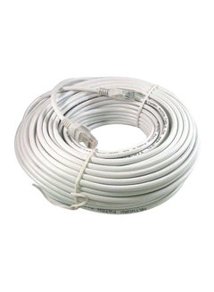 Buy 50 Meter Rj45 Cat6 Ethernet Lan Network Grey Cable in Saudi Arabia