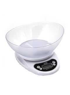 Buy Electronic Kitchen Scale White 17centimeter in Saudi Arabia