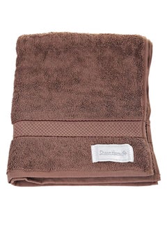 Buy Cotton Hand Towel Brown 50x90cm in UAE