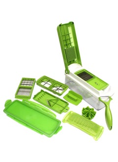 Buy Nicer Dicer Multi Chopper Vegetable Cutter Fruit Slicer Green in UAE