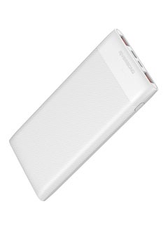 Buy 10000.0 mAh Ray 10 Polymer Power Bank White in UAE