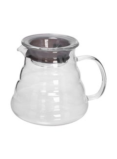 Buy 1 Piece Tea Coffee Pot Glass Clear in UAE