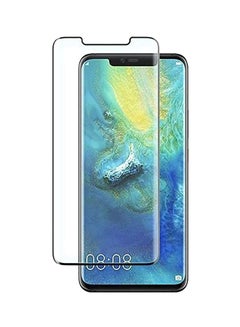 Buy Huawei Mate 20 Pro (6.39) 3D Curved Full Coverage Tempered Glass Screen Protector For Mate 20 Pro Mobile With Black Frame in Saudi Arabia