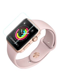 Buy Tempered Glass Screen Protector For Apple Watch Series 4 40mm Clear in Saudi Arabia