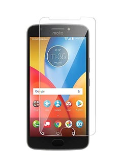 Buy Tempered Glass Screen Protector For Moto E4 Plus Clear in UAE