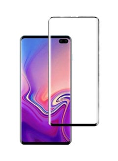 Buy Tempered Glass Screen Protector For Samsung Galaxy S10 Clear in Saudi Arabia
