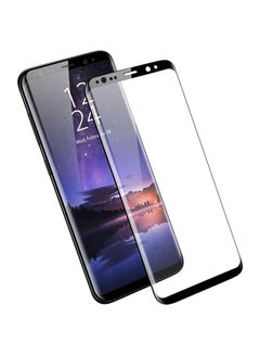 Buy Samsung Galaxy S9 Full Cover Glass Screen Protector - Black in UAE
