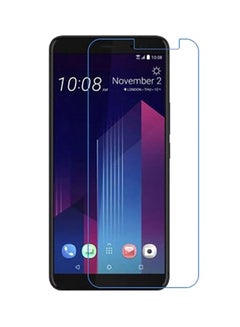 Buy Tembered glass screen protector for HTC U11 plus - Clear in UAE