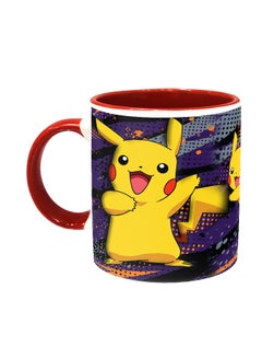 اشتري Pikachu Printed Ceramic Coffee Mug متعدد الألوان 11 أوقية في الامارات