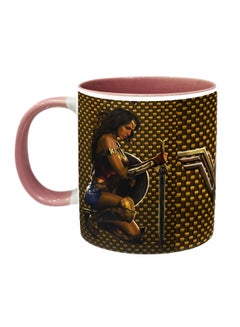 Buy Wonder Woman Printed Coffee Mug Multicolour in UAE