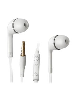 Buy 3.5 mm In-Ear Wired Headphone With Microphone White in Saudi Arabia