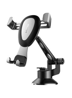 Buy Adjustable Mobile Phone Holder Black/Silver in UAE