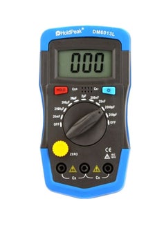 Buy Handheld Digital Capacitance Meter Black/Blue in UAE