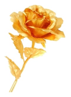 Buy 24K Gold Plated Rose Flower With Gift Box Gold in Saudi Arabia