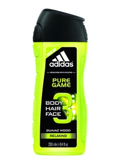 Buy Pure Game Relaxing Body, Hair And Face Shower Gel Guaiac Wood 250ml in UAE