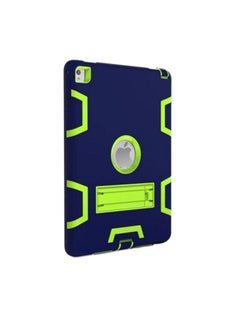 Buy Protective Case Cover For Apple iPad 2/3/4 9.7-Inch Navy Blue/Mint Green in UAE