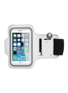 Buy Universal Mobile Armband Case White/Clear in UAE