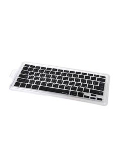 اشتري Keyboard Cover For Apple MacBook Air Pro 13/15/17-Inch أسود / شفاف في الامارات