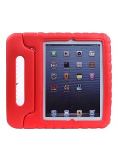 Buy Shock Proof Case Cover With Handle For Apple iPad 2/3/4 Red in UAE