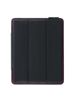 Buy Flip Cover For Apple iPad 2/3/4 Black/Purple in UAE