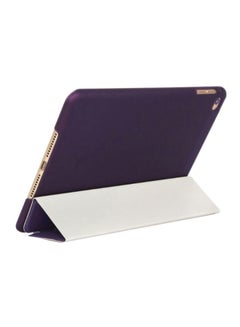 Buy Folio Case Cover For Apple iPad Mini 4 Purple in UAE