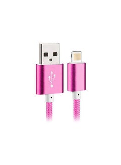 Buy Lightning USB Data Sync Charging Cable Pink in UAE