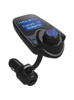 Buy 2-In-1 Car Bluetooth FM Transmitter And Charger in UAE