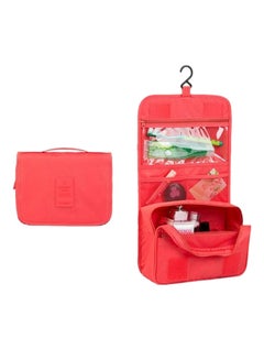 Buy Travel Hanging Organizer Storage Bag Red Medium in UAE