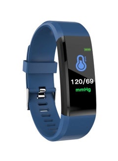 Buy Y8719BL Waterproof Blood pressure Fitness Tracker Blue in UAE