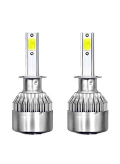 Buy 2-Piece LED Headlight Bulb Set in Saudi Arabia