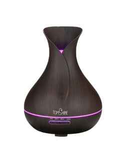 Buy Air Humidifier Night Lamp 400ml Brown/Purple in Saudi Arabia