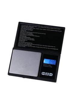 Buy Digital Weighing Scale Black 12.8x7.7x1.8centimeter in UAE