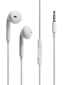 Buy Earphone Headset Withremote Mic For iPhone 6S/6Splus/6/6Plus/5/4/iPad/iPod White in Saudi Arabia