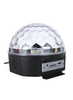 اشتري مصباح LED للمسرح على شكل كرة سحرية كريستالية أسود / شفاف 18.5x15.5سنتيمتر في الامارات