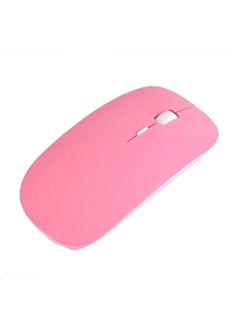 Buy Wireless Optical Mouse For Laptop Pink in UAE