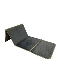 Buy 2-In-1 Foldable Prayer Backrest And Mat Grey 54 x 114cm in Saudi Arabia