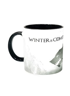 اشتري Game Of Thrones Printed Ceramic Coffee Mug متعدد الألوان 11 أوقية في الامارات