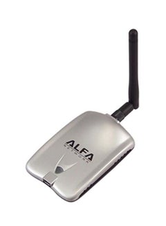 Buy USB Wireless Network Adapter Silver/Black in UAE