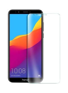 Buy Tempered Glass Screen Protector For Huawei Y7 (2018) Clear in Saudi Arabia