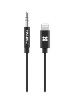 Buy Apple MFi Certified 3.5mm Lightning to AUX Cable, Premium 1m Lightning to Male 3.5mm Headphone Jack Adapter Stereo Audio Cable with Digital Analog Converter for Bose, Marshall, AudioLink-LT1 Black Black in UAE