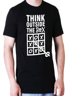 اشتري Think Outside The Box Short Sleeve T-shirt أسود في الامارات