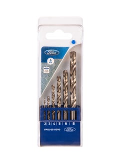 Buy 6-Piece HSS Drill Bits Brown in UAE