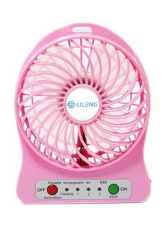 Buy Portable Table Fan 261.34349422.17 Pink in UAE