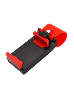 Buy Car Steering Wheel Mobile Phone Stand Holder Red in UAE