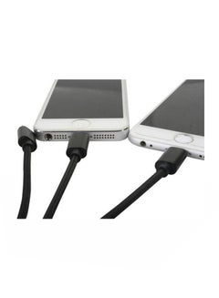 Buy 3 Port USB Data Sync Charging Cable Black in UAE